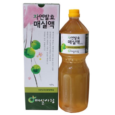 자연숙성발효 매실원액 (1.7ℓ x 2병)