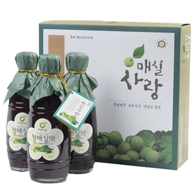 매실사랑 선물세트 12호 (375ml x 3병)